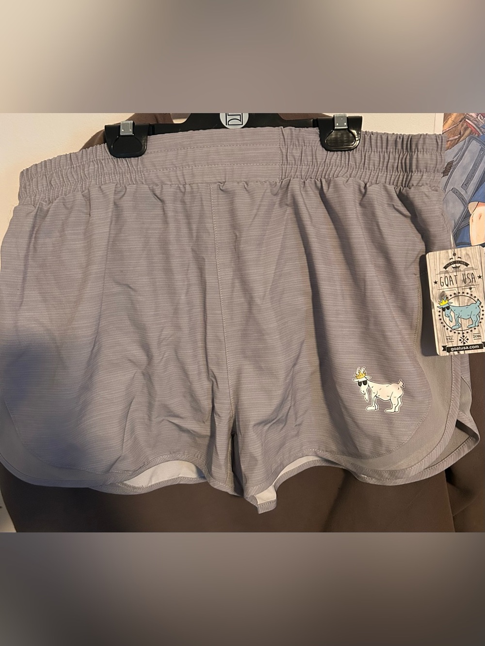 GOAT USA Women’s Gym Shorts NWT Size L